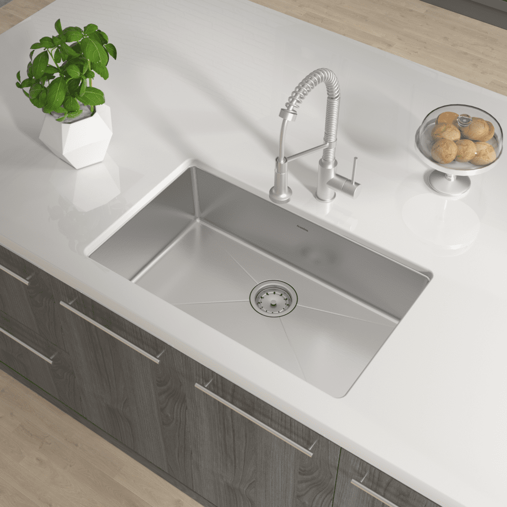2 sectioned stainless steel sink        <h3 class=